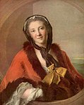 Ulla Tessin målad i Paris 1741 av Jean-Marc Nattier. (Louvren)