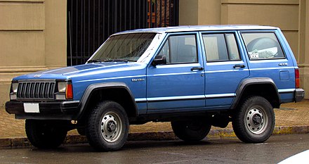 Jeep Cherokee (XJ), the first purpose-designed unibody compact SUV with 4-doors