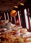 スウェーデンの客船Gustavsberg VII号上での1990年のクリスマス