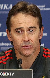 <span class="mw-page-title-main">Julen Lopetegui</span> Spanish association football player and manager