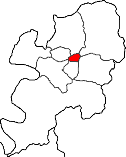 中區在大邱廣域市的位置