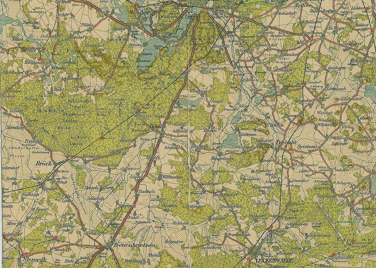 treuenbrietzen karte File Karte Treuenbrietzen Teltow 1903 Jpg Wikimedia Commons treuenbrietzen karte