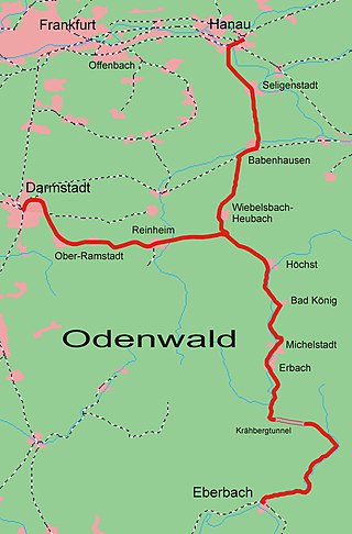 <span class="mw-page-title-main">Odenwald Railway (Hesse)</span>