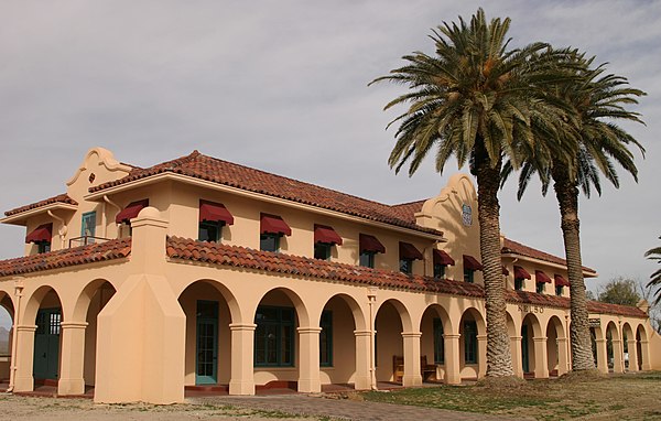 Kelso Hotel and Depot, Mojave Desert, Southern California (1923).