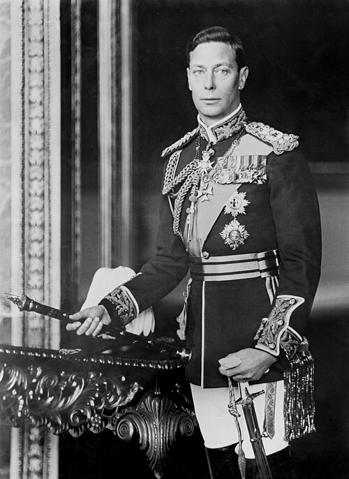 Last to reign George VI 11 December 1936 – 15 August 1947