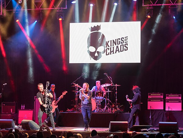 Kings of Chaos performing at the House of Blues in Las Vegas in December 2016