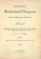 Páxina de Títulu del volume I, 1887.