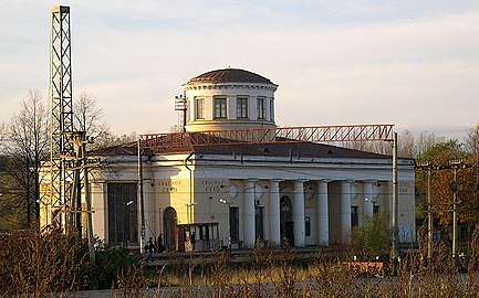 Vista moderna della stazione