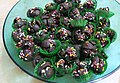 Kue kering Koko Krunch siram coklat ‎