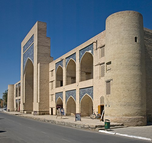 One of the three madrasas (religious school of higher learning) where Magtymguly studied – Kukeldash Madrasa, Bukhara (present-day Uzbekistan)