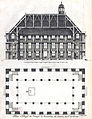 Plan et profil du temple (1623)