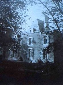 kuva Essongèrestä, suuresta talosta, jonka Malègue-pariskunta osti vuonna 1936