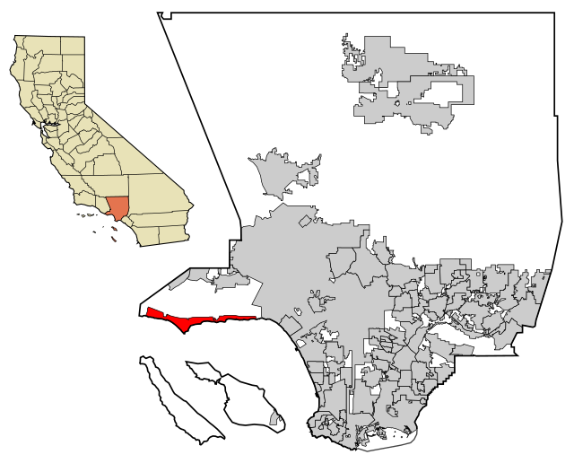 Ligging in Los Angeles Country