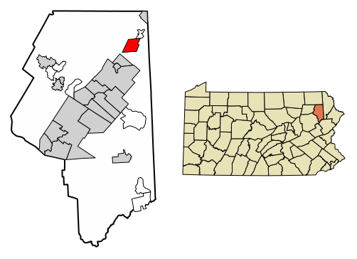 File:Lackawanna County Pennsylvania Incorporated and Unincorporated areas Carbondale Highlighted.svg