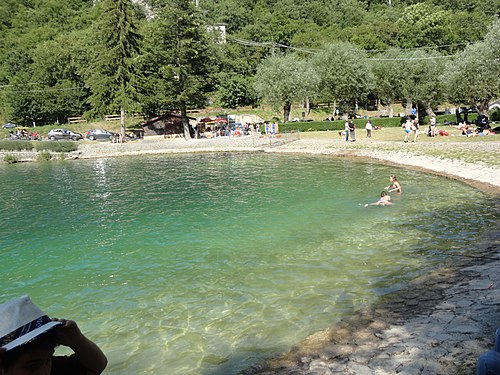 Lake of Scanno in L'Aquila, Abruzzo