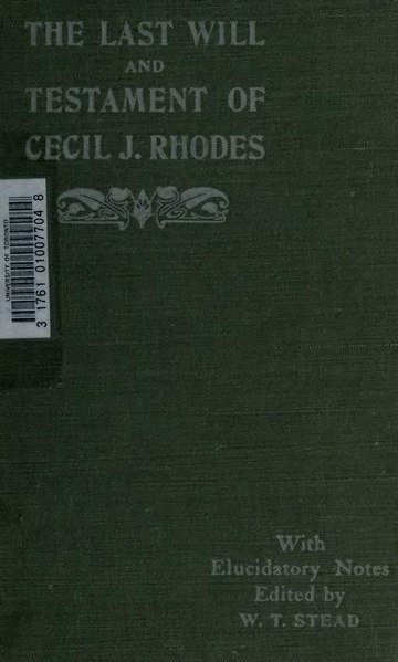 File:Last Will and Testament of Cecil Rhodes.djvu