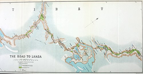 Map of the Road to Lhasa Part 2