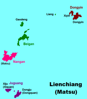 Ляньцзян на карте