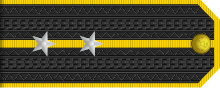 Lieutenant Junior Grade rank insignia (North Korea).svg