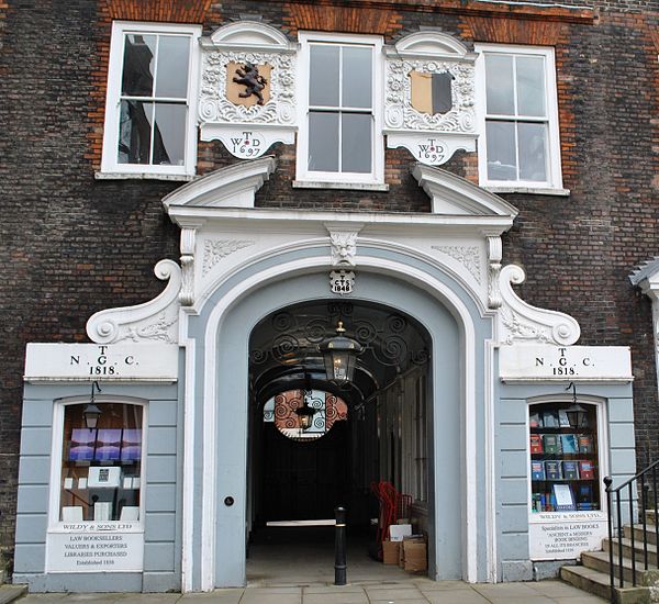 Lincoln's Inn, building 1 to 4