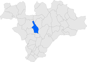 Localització de l'Ametlla del Vallès respecte del Vallès Oriental.svg