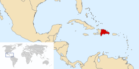 Localização de Santo Domingo