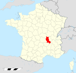 Loire departement locator map.svg
