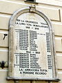 Lapide ai caduti delle guerre mondiale, Lorsica, Liguria, Italia