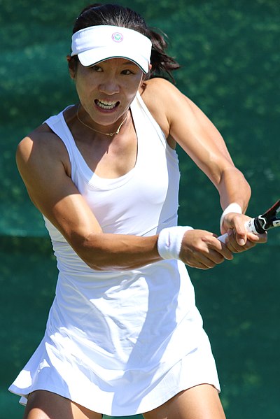 Lu at the 2018 Wimbledon Championships