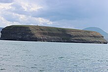 Lundey Island as viewed from the North