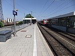 Munich- Bahnhof München-Laim- on platform to track 1- direction Munich Hauptbahnhof 26.5.2012.JPG