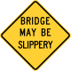 Bridge may be slippery, Pennsylvania.