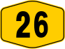 Federal Route 26 shield}}