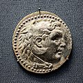 Macedonia - king Philippos V or Perseus - 190-165 BC - silver tetradrachm - head of Herakles - Zeus aetophoros - London BM 1897-0305-28