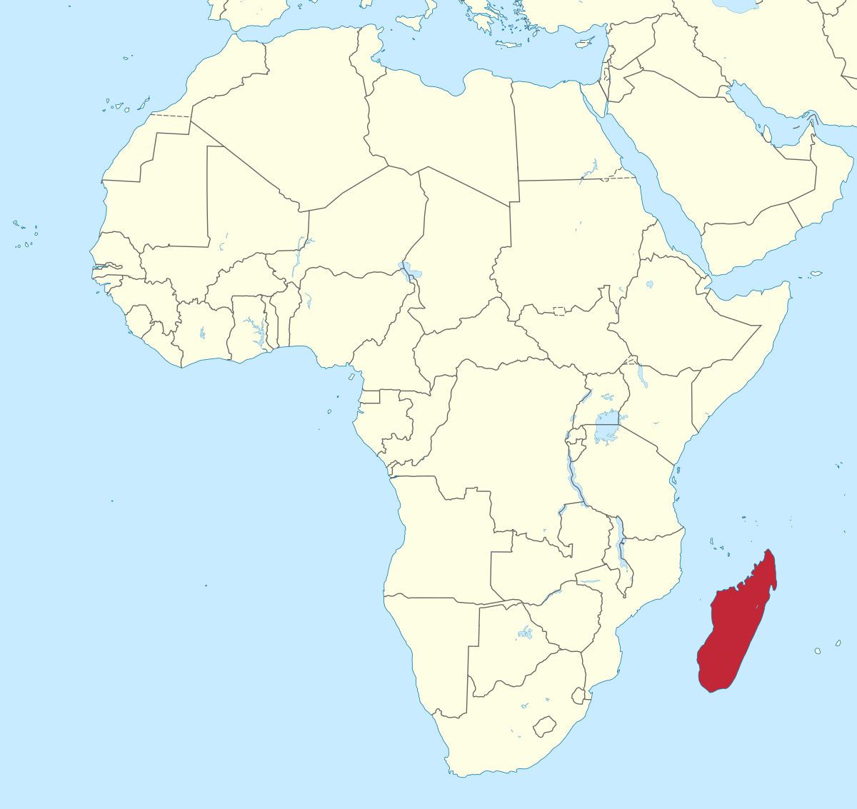 carte afrique madagascar File Madagascar In Africa Mini Map Rivers Svg Wikimedia Commons carte afrique madagascar