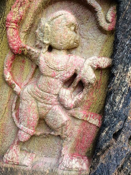 File:Maimed Sculpture of Hanuman.jpg