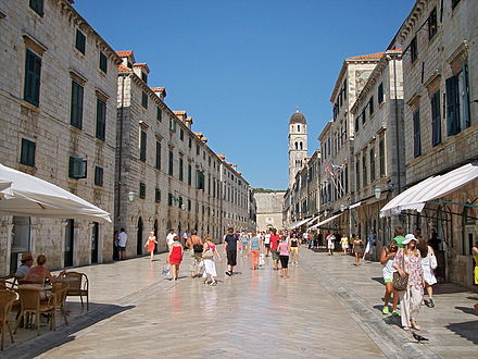Stradun, the main street of Dubrovnik