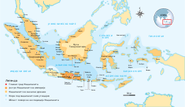 Положај Империје Маџапахит на мапи Филипина