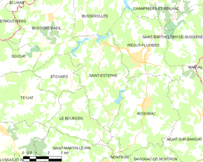 Poziția localității Saint-Estèphe