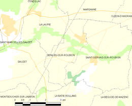 Bonlieu-sur-Roubion - Localizazion