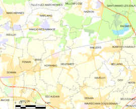 Mapa obce Hélesmes