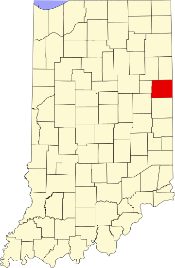 File:Map of Indiana highlighting Jay County.svg