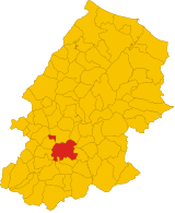 Erweiterung der Gemeinde in der gleichnamigen Provinz