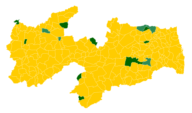 File:Mapa da Eleição estadual na Paraíba em 2018 por município.svg