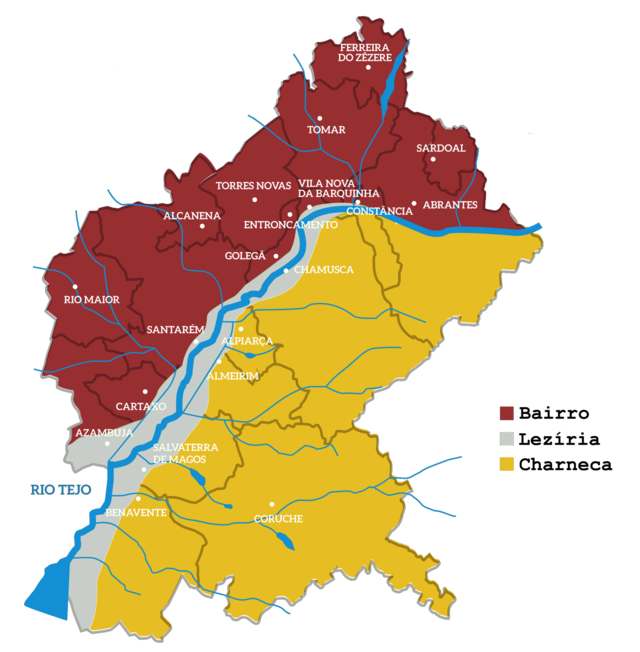 Mapa Turístico do Alentejo e Ribatejo