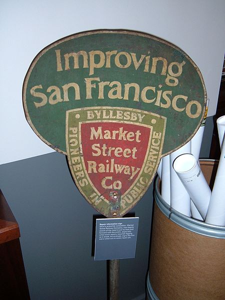 File:Market St. Railway Co. repair info sign SFRM.JPG