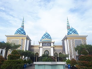 Madiun City in East Java, Indonesia
