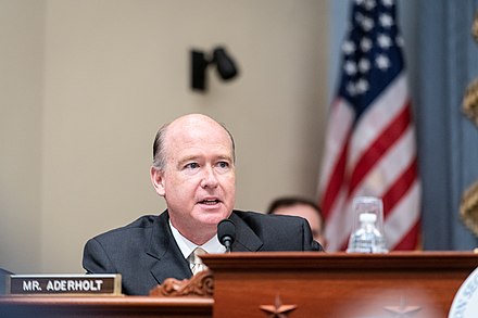 Congressman Robert Aderholt during a Commission meeting in 2017.