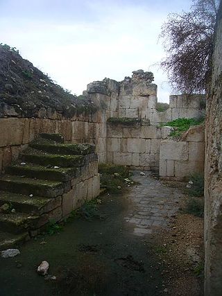 <span class="mw-page-title-main">Khirbat al-Minya</span> 8th-century Islamic palace in Israel