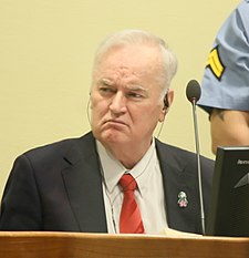 Ratko Mladić v Haagu (2017)